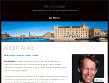 Tablet Screenshot of alanatkisson.com